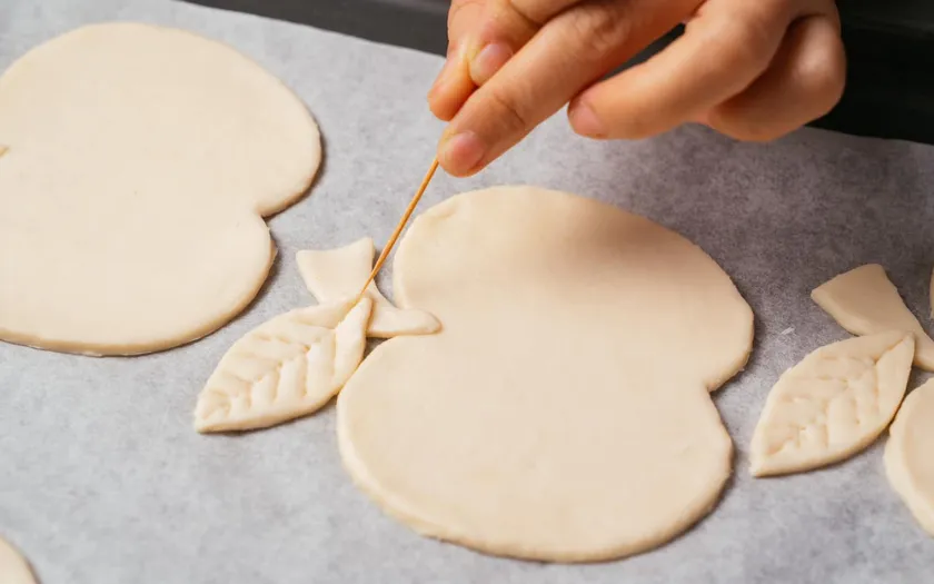 Tạo hình bánh táo Giáng sinh 