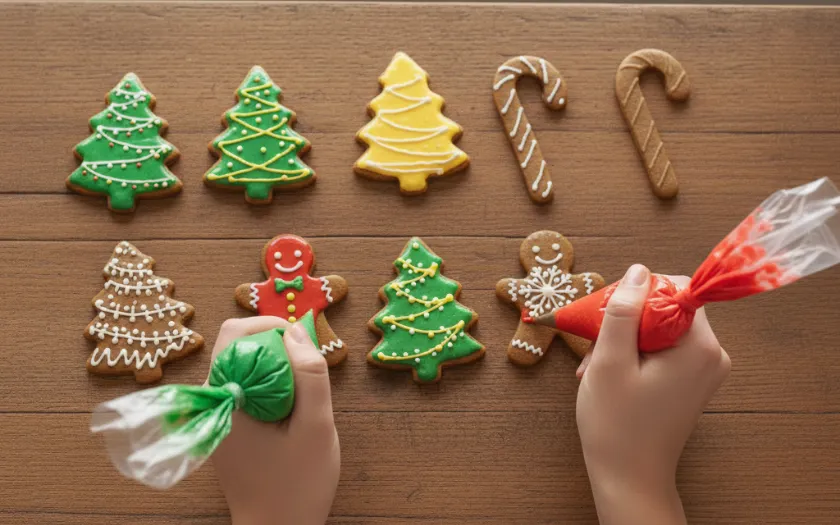 Bánh sau khi được trang trí hoàn tất 