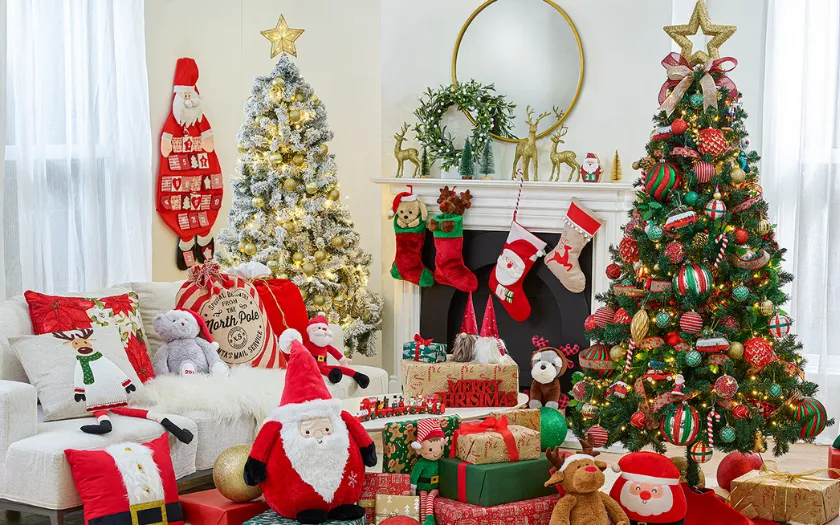 Trang trí Giáng sinh tràn ngập màu sắc lễ hội