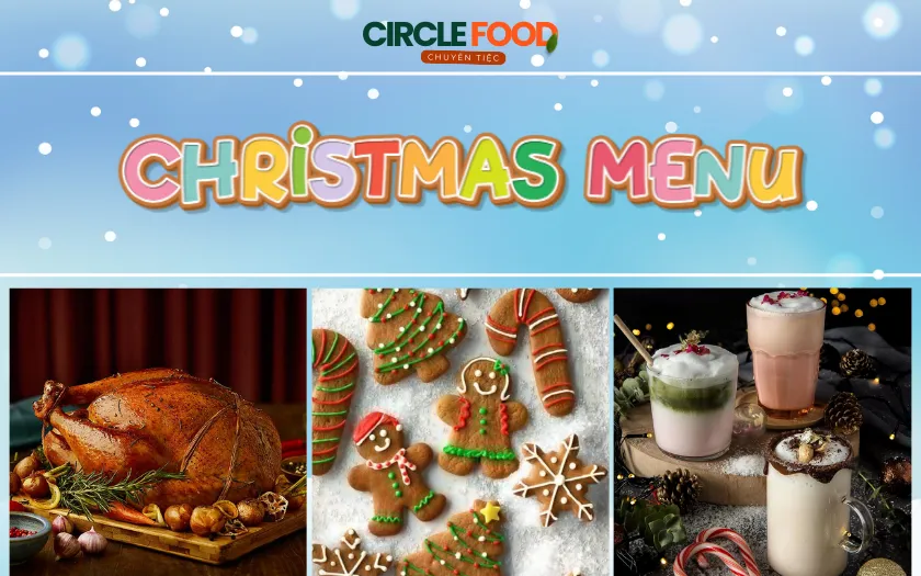 Lên thực đơn cho buổi tiệc là việc không thể bỏ qua trong việc chuẩn bị Giáng sinh