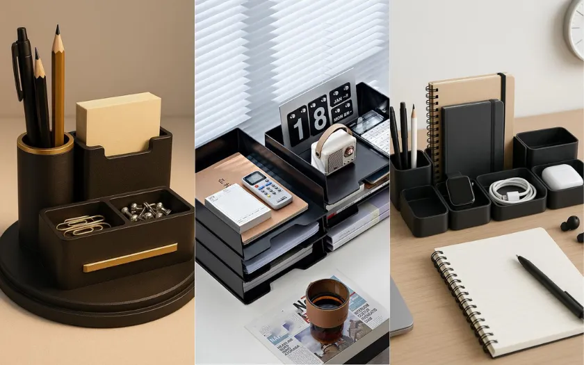 Bộ quà Tân Niên phụ kiện văn phòng phẩm đem lại sự gọn gàng cho bàn làm việc