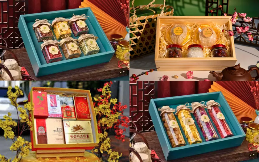 Combo quà tặng Tân Niên nhã nhặn, bổ dưỡng sức khoẻ cho sếp