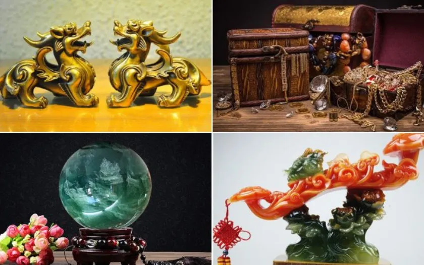 Vật phẩm phong thuỷ mang lại tài lộc, may mắn đem biếu tặng dịp Tết