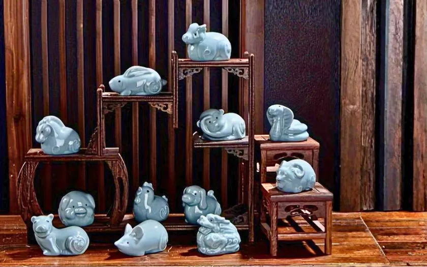 Mẫu tượng 12 con giáp nhỏ xinh phù hợp làm quà Tân Niên