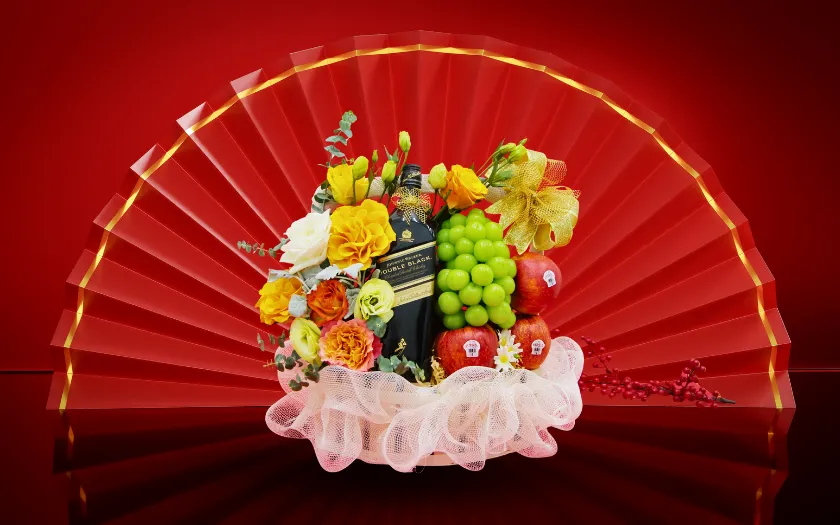 Giỏ hoa quả “signature” với người Việt mỗi dịp Tết đến