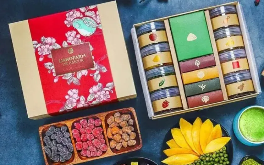 Set thực phẩm đậm dấu ấn truyền thống, thích hợp làm quà biếu dịp Tân Niên