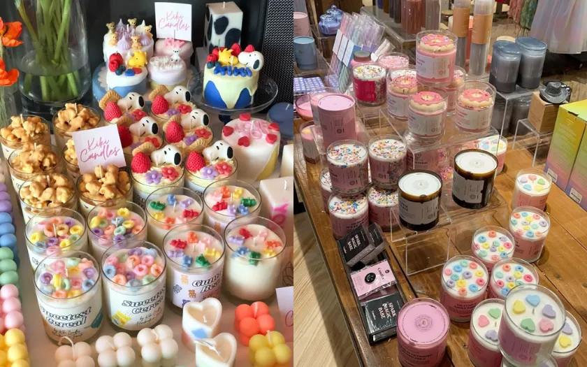 Nến thơm và tinh dầu mini là món quà Tân Niên giúp tạo không gian thư giãn