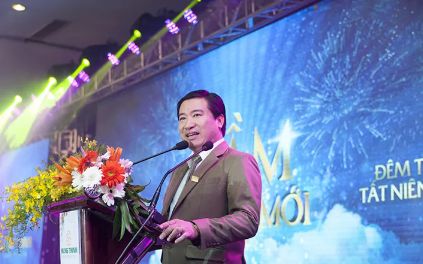 Khoảnh khắc lãnh đạo chia sẻ định hướng đầu xuân