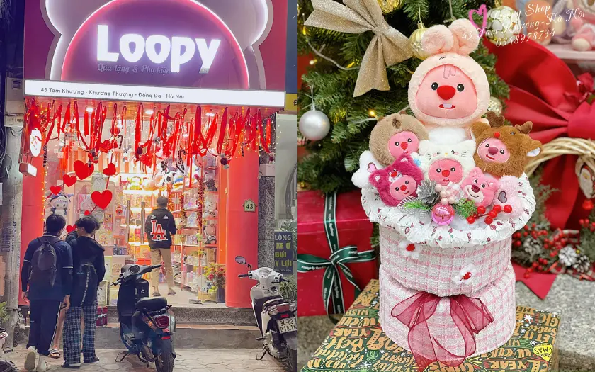 Loopy là địa chỉ mua quà giáng sinh với rất nhiều lựa chọn gấu bông 