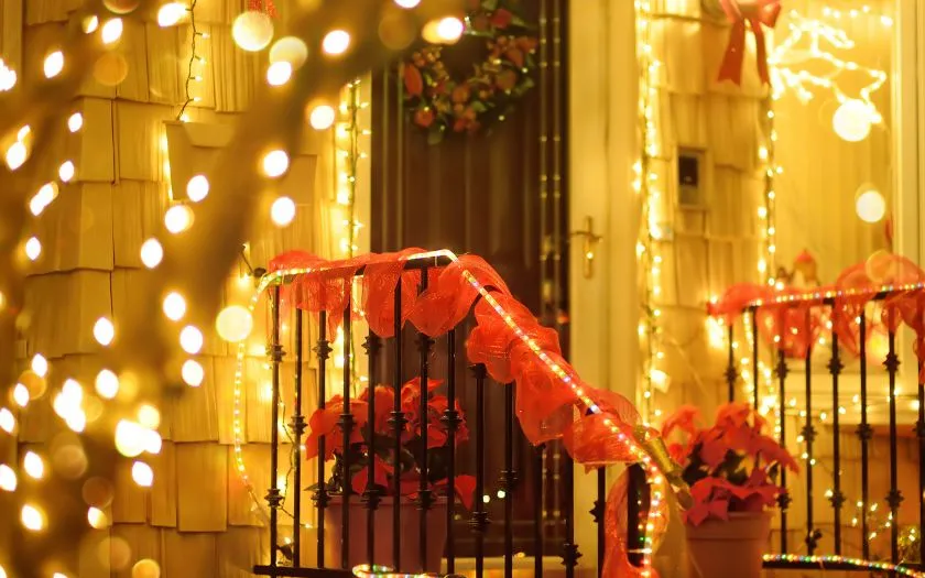 Dây đèn trang trí cây cho không gian thêm ấm áp, lung linh