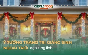 15+ Ý tưởng trang trí Giáng sinh ngoài trời đẹp lung linh