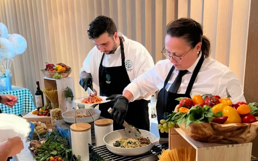 Live station Pasta ưa chuộng cho nhiều loại tiệc