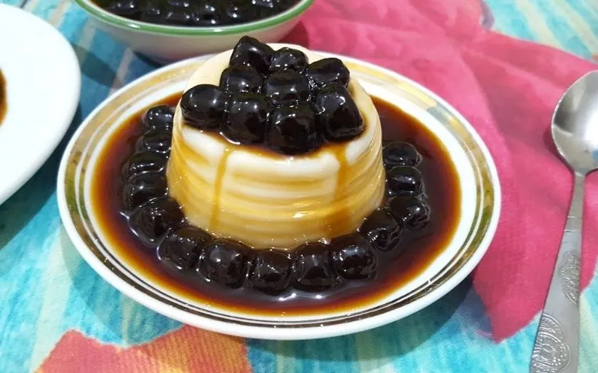 Thành phẩm pudding trà sữa