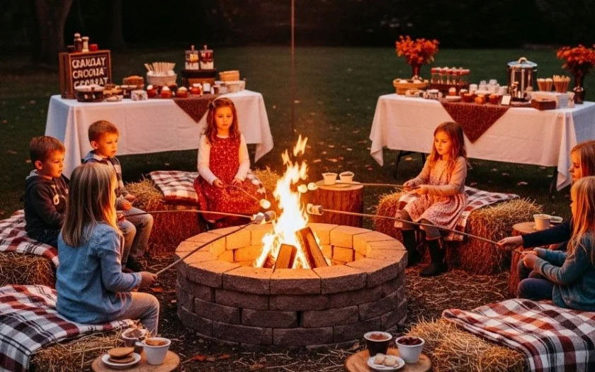 Tiệc sinh nhật bên lửa trại 