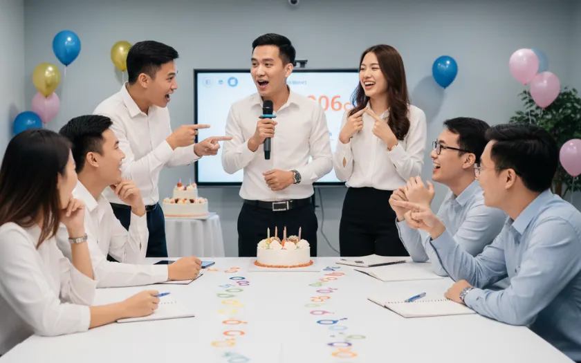 Trò chơi Đối đáp mừng sinh nhật – Màn tung hứng ngôn từ sôi nổi giữa các đội chơi