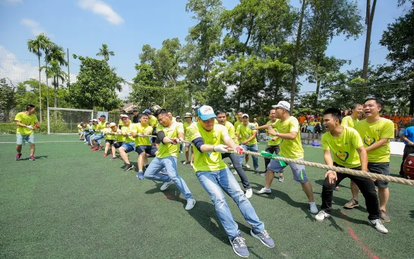 Trò chơi Kéo co đồng đội – Bùng nổ sức mạnh tập thể
