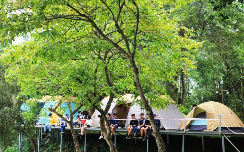 Sơn Tinh Camp - khu cắm trại rộng rãi tại Ba Vì