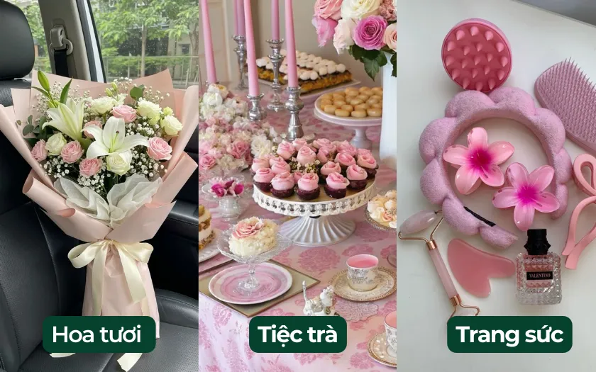 Gợi ý những món quà phổ biến và dễ tìm mua tặng người thân và người yêu vào 8/3 (Nguồn: Circle Food)