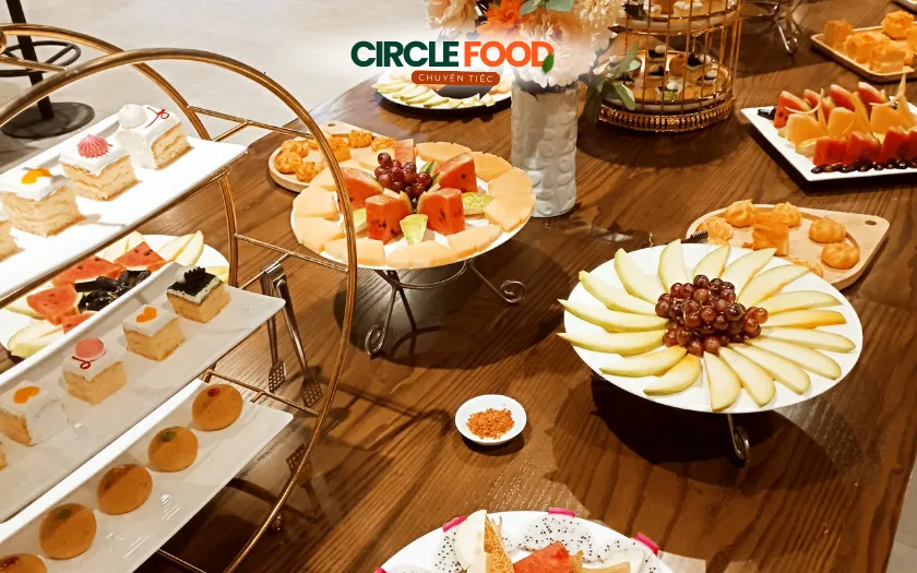 Hình ảnh thực tế tiệc 8/3 đã tổ chức của Circle Food