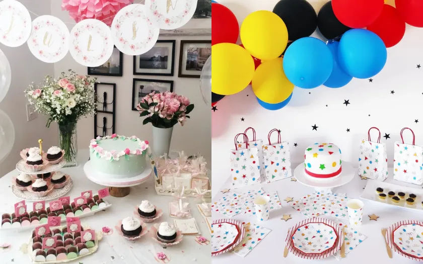 Góc sinh nhật pastel xinh xắn cho bé (Nguồn: Internet)