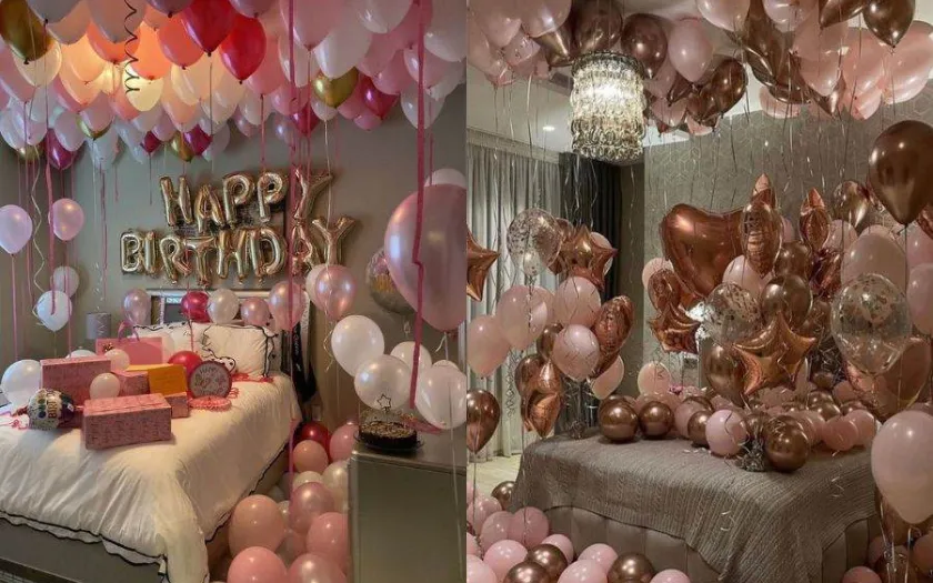Phong cách trang trí bóng bay sinh nhật tập trung vào điểm nhấn và bố cục (Nguồn: Internet) 