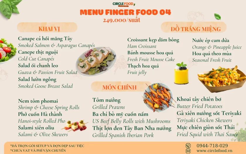 Menu Finger food 04