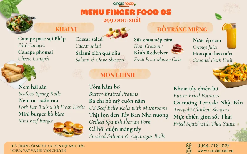 Menu Finger food 05