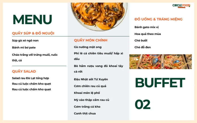 Menu tiệc Buffet 02