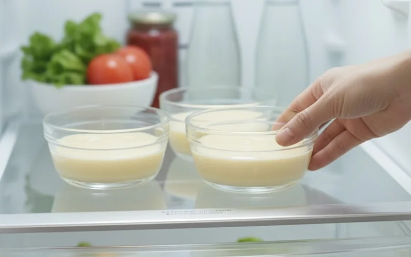 Làm lạnh bánh pudding phô mai