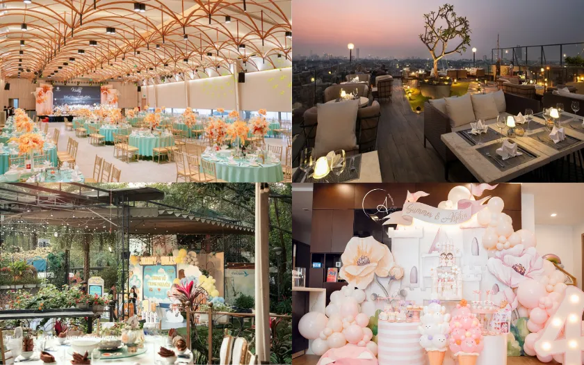 Chọn địa điểm tổ chức tùy vào số lượng khách mời và sở thích