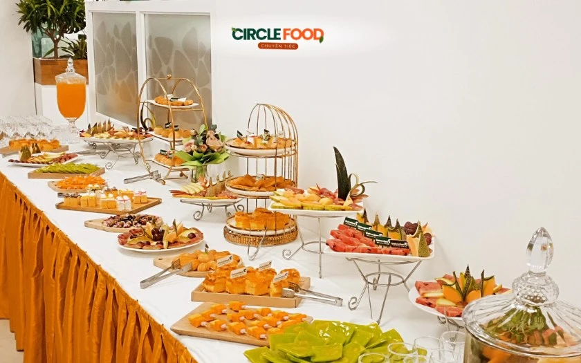 Tiệc Buffet ngoài trời mà Circle Food đã tổ chức