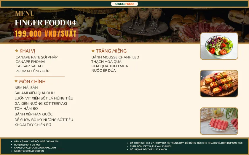 Menu Finger Food 4