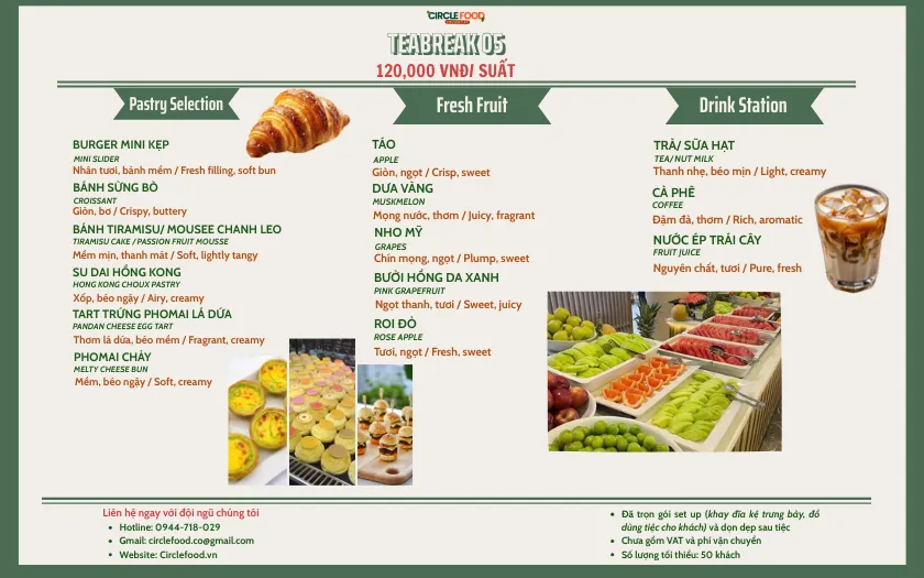Menu Tea Break 5