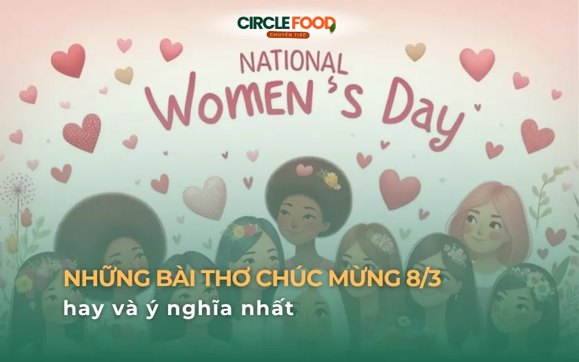 Bài thơ chúc mừng ngày 8/3 hay, ý nghĩa nhất