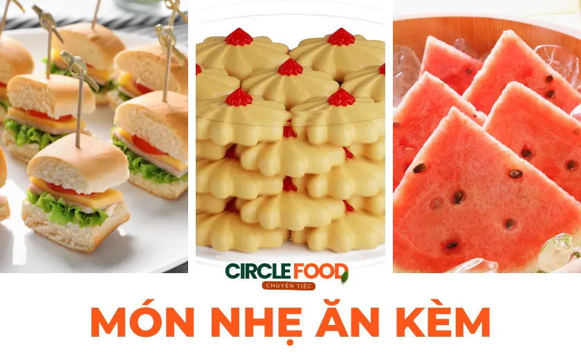 Những món nhẹ ăn kèm giúp thực khách cân bằng khẩu vị