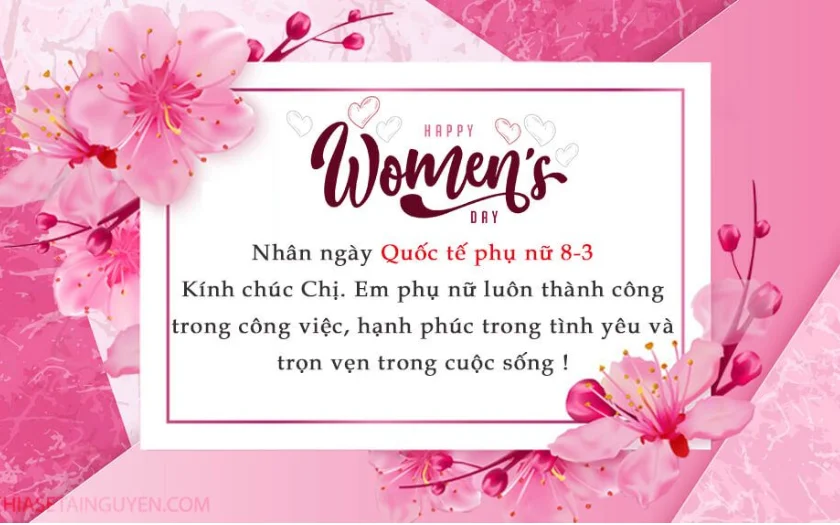 Đồng nghiệp chúc nhau ngày quốc tế phụ nữ