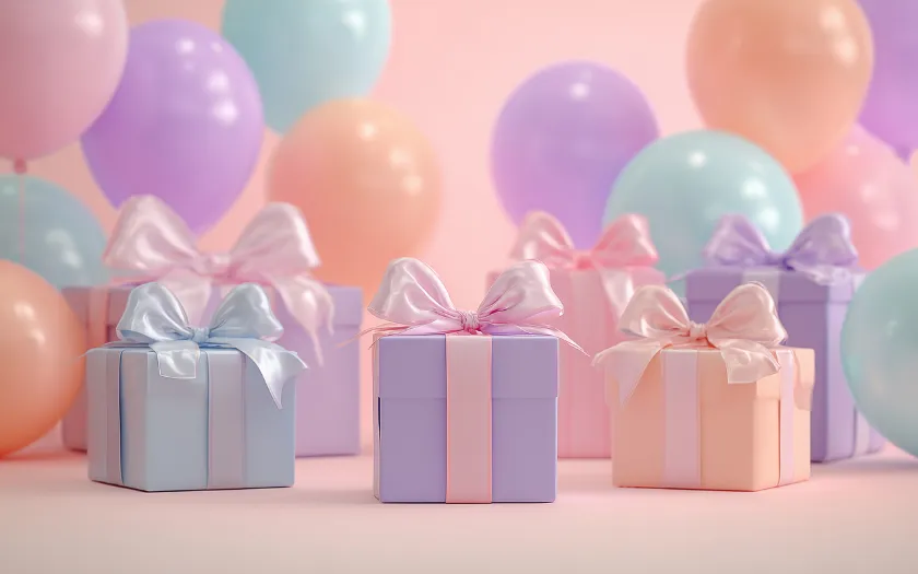 Bóng bay phối màu hài hòa kết hợp phụ kiện, làm nổi bật không gian tiệc sinh nhật tại nhà