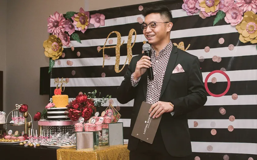 Mẫu kịch bản MC sinh nhật sếp nam phong cách mạnh mẽ trang trọng