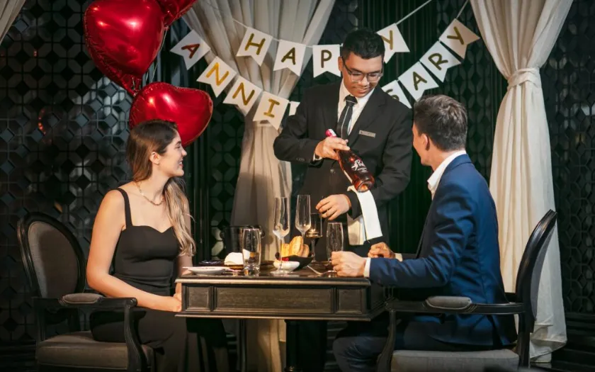 The Eroica Restaurant gói trọn sự yên tĩnh vào tiệc sinh nhật hai người ngọt ngào