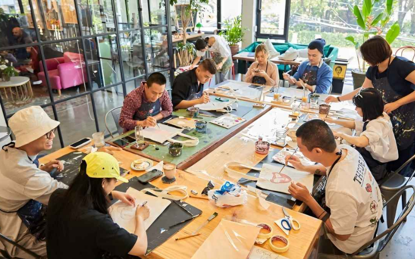 Workshop giúp khách mời trải nghiệm giá trị doanh nghiệp trong khai trương văn phòng