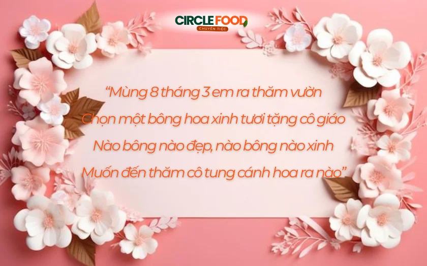 Ca khúc vui tươi, trong sáng, thể hiện tình cảm yêu quý và lòng biết ơn của học sinh dành cho cô giáo