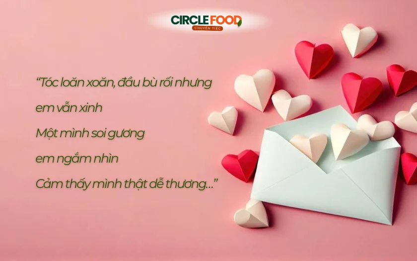 Chiếc phong thư nhỏ mở ra mang theo những lời tự sự dễ thương