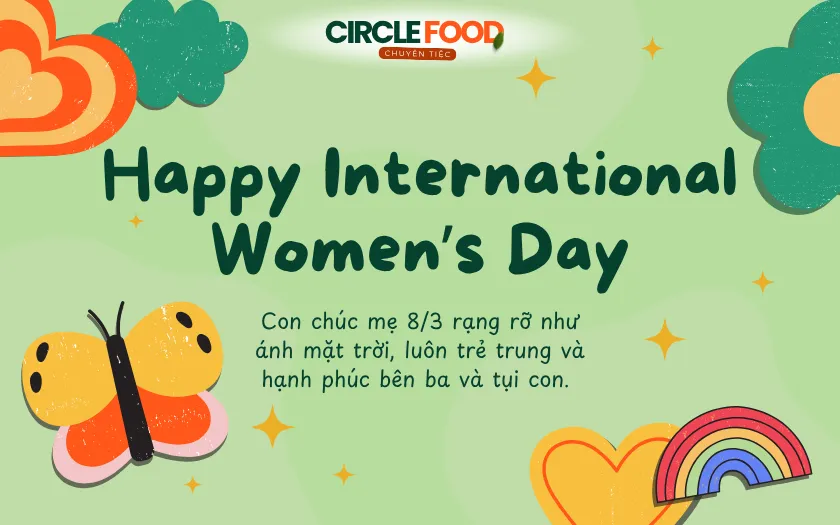 Lời chúc 8/3 cho mẹ ngắn gọn, dễ nhớ