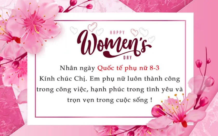 Đồng nghiệp chúc nhau ngày quốc tế phụ nữ