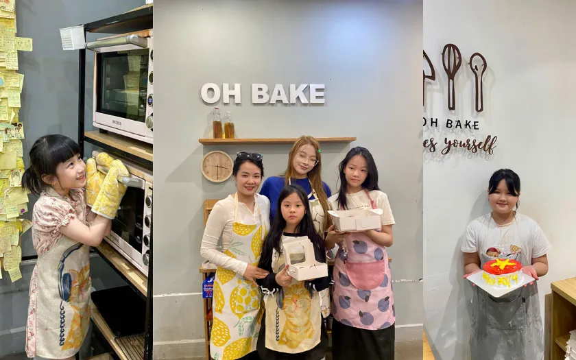 Workshop làm bánh dành cho trẻ em tại Oh Bake (Nguồn: Internet) 