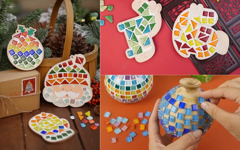 Workshop Mosaic nơi con tỉ mẩn ghép nên những sắc màu riêng (Nguồn: Internet)