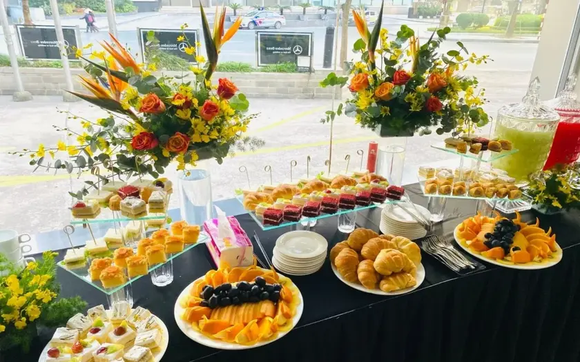 Mẫu thực đơn tiệc trà hội thảo tiêu chuẩn 