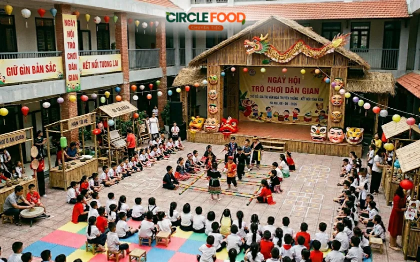 “Ngày hội trò chơi dân gian” – Gần gũi, quen thuộc với trẻ