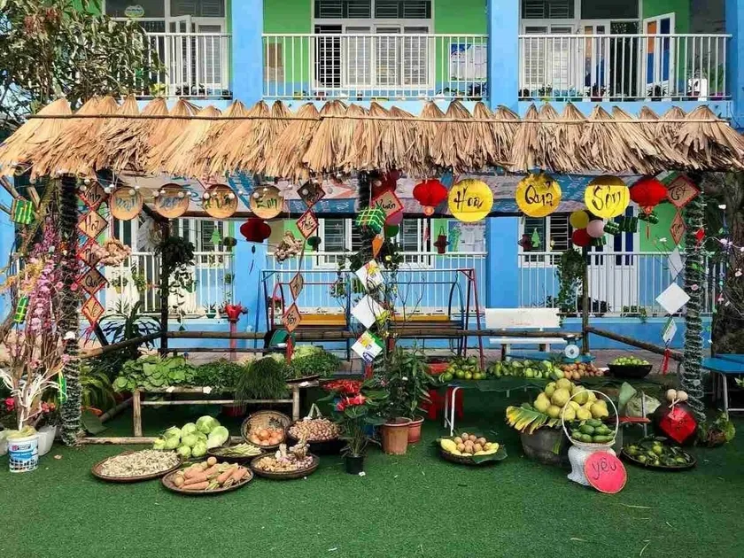 Các bé sẽ được trải nghiệm cảm giác mua bán như người lớn với những đồng tiền xu 
