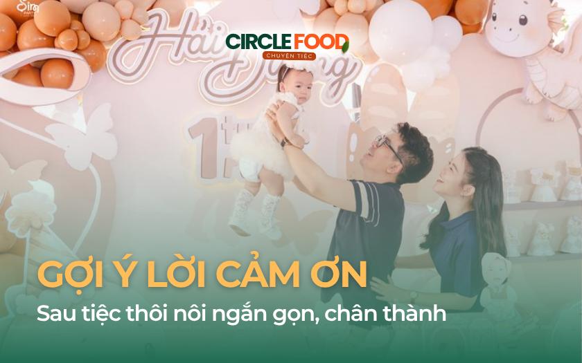 Gợi ý lời cảm ơn sau tiệc thôi nôi ngắn gọn, chân thành